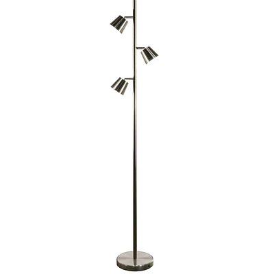 Dainolite 625LEDF-SC Satin Chrome Floor Lamp