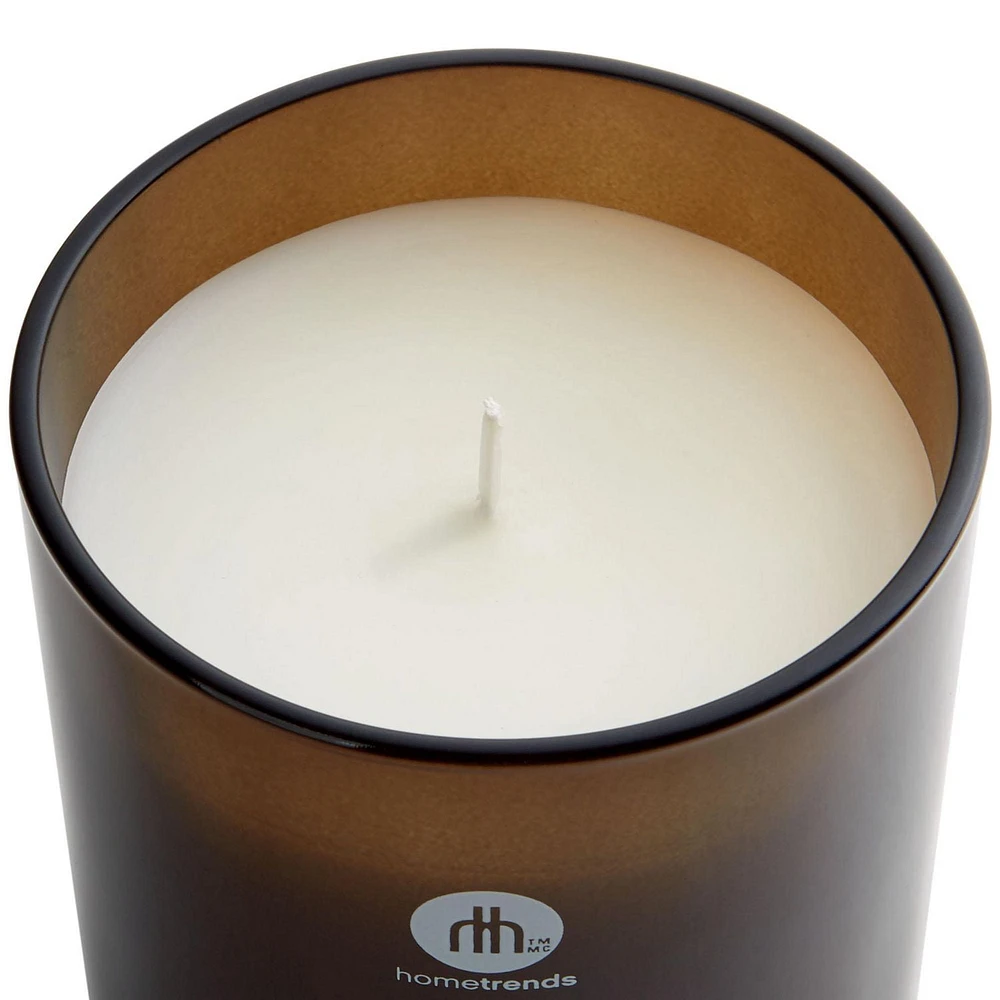 hometrends Eternal Amber Scented Glass Candle