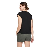George Women's V-Neckline Dolman Tee