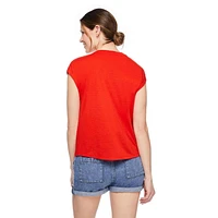 George Women's V-Neckline Dolman Tee