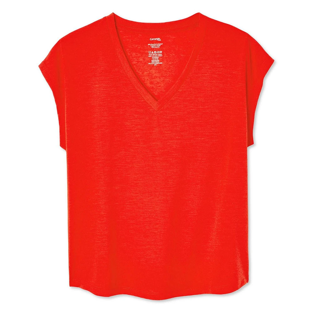 George Women's V-Neckline Dolman Tee