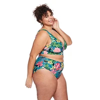 Haut de maillot bain en triangle George Plus pour femmes Tailles 1X-3X
