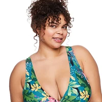 Haut de maillot bain en triangle George Plus pour femmes Tailles 1X-3X