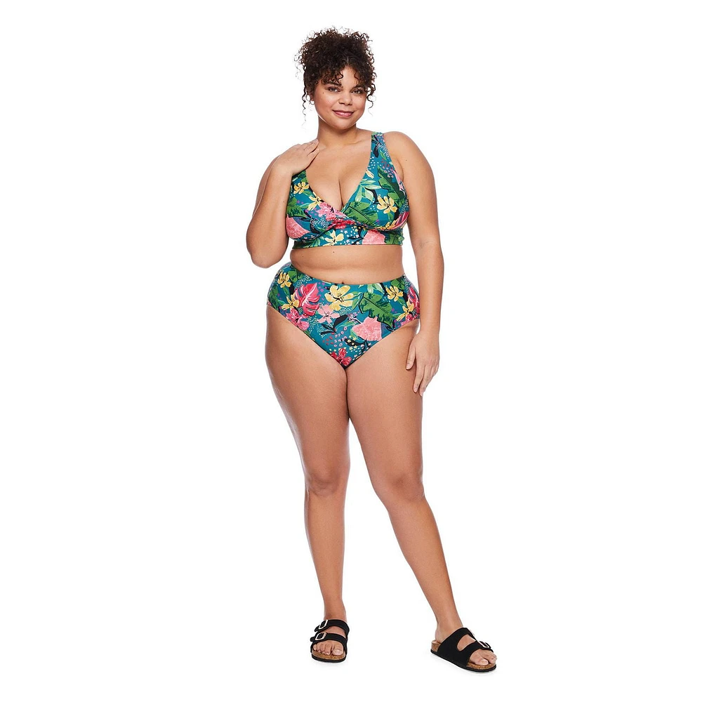 Haut de maillot bain en triangle George Plus pour femmes Tailles 1X-3X