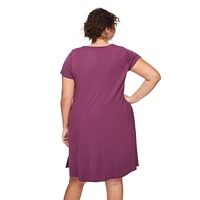 George Women's Plus Swing Dress, Sizes 1X-4X
