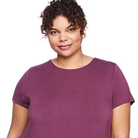 George Women's Plus Swing Dress, Sizes 1X-4X