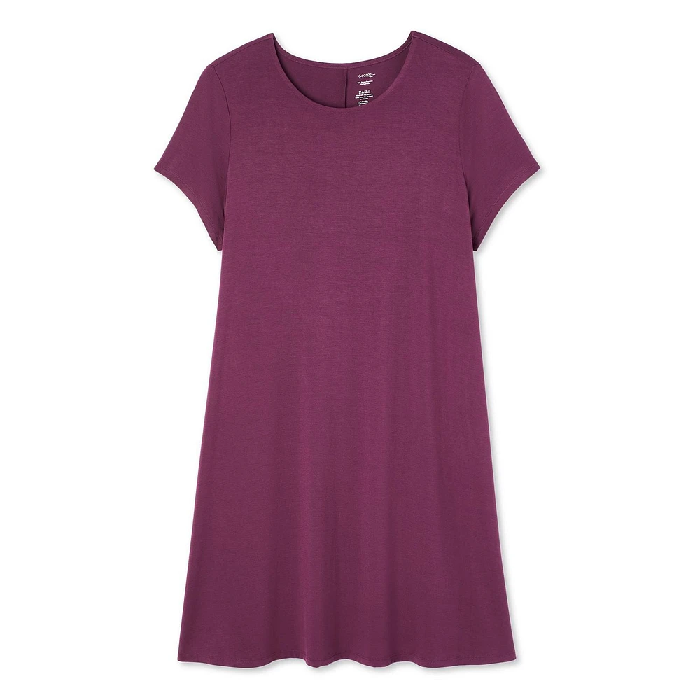George Women's Plus Swing Dress, Sizes 1X-4X