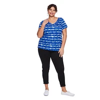 George Women's Plus V-Neckline Tee, Sizes 1X-4X