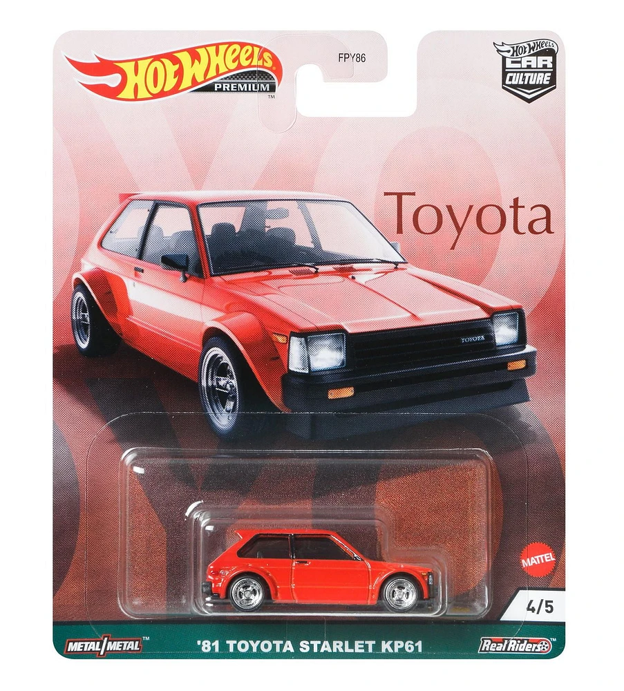 Hot Wheels '83 Toyota Starlet Vehicle