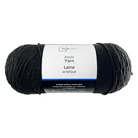 Mainstays Medium Acrylic Black Yarn, 14 Oz 798 Yards