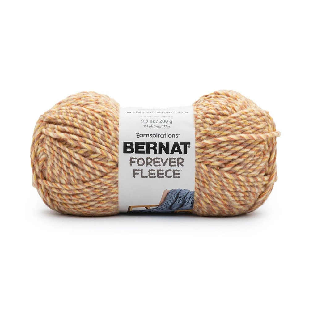 Bernat® Forever Fleece™ Yarn, Polyester #6 Super Bulky, 9.9oz/280g, 194 Yards