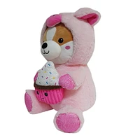 Kid Connection Large Plush Puppy In Pig Costume Plush  17.5inch