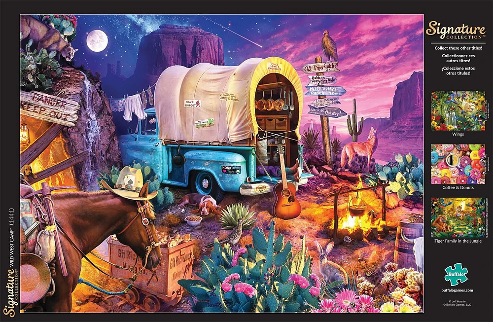 Buffalo Games - Signature Collection - Wild West Camp - 1000 Piece Jigsaw Puzzle