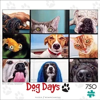 Buffalo Games - Dog Days - Pet's Virtual Hangout - 750 Piece Jigsaw Puzzle