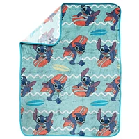 Lilo & Stitch 'Surf's Up' Kids Silk Touch Fleece Throw, 100% Polyester