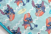 Lilo & Stitch 'Surf's Up' Kids Silk Touch Fleece Throw, 100% Polyester
