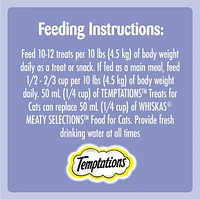 Temptations Creamy Dairy Flavour Soft & Crunchy Adult Cat Treats, 180g