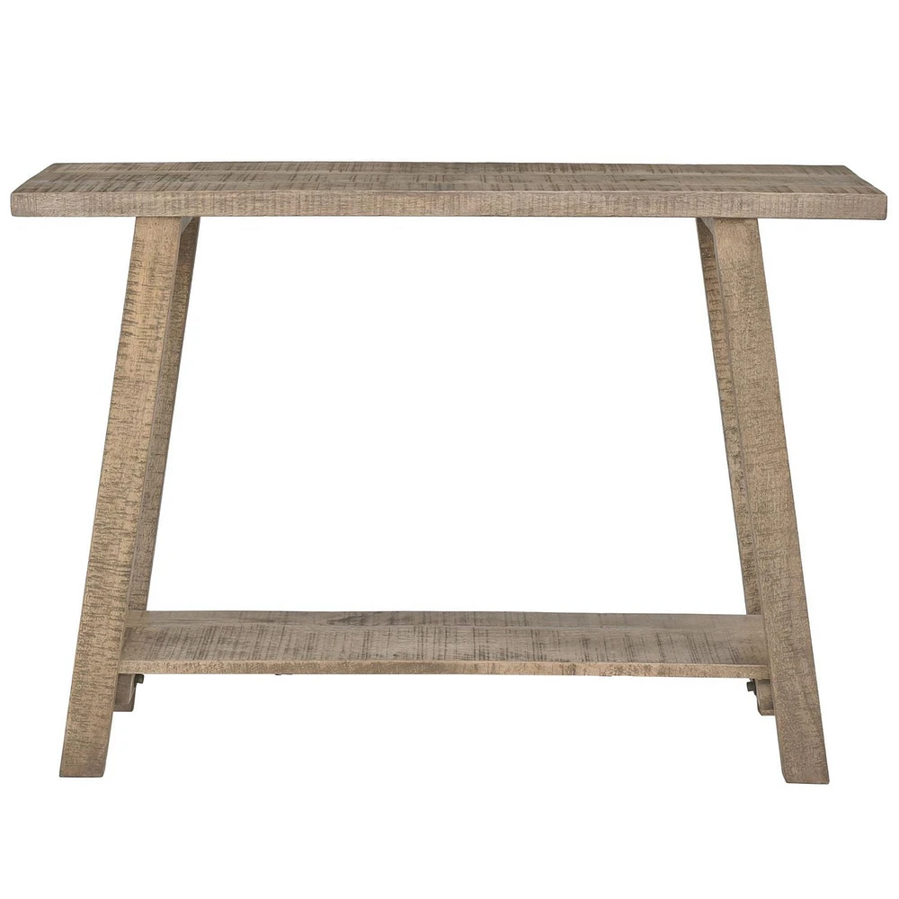 Rustic Modern Solid Wood Console Table in Reclaimed