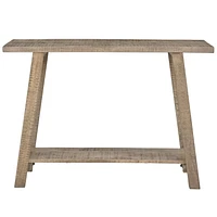 Rustic Modern Solid Wood Console Table in Reclaimed