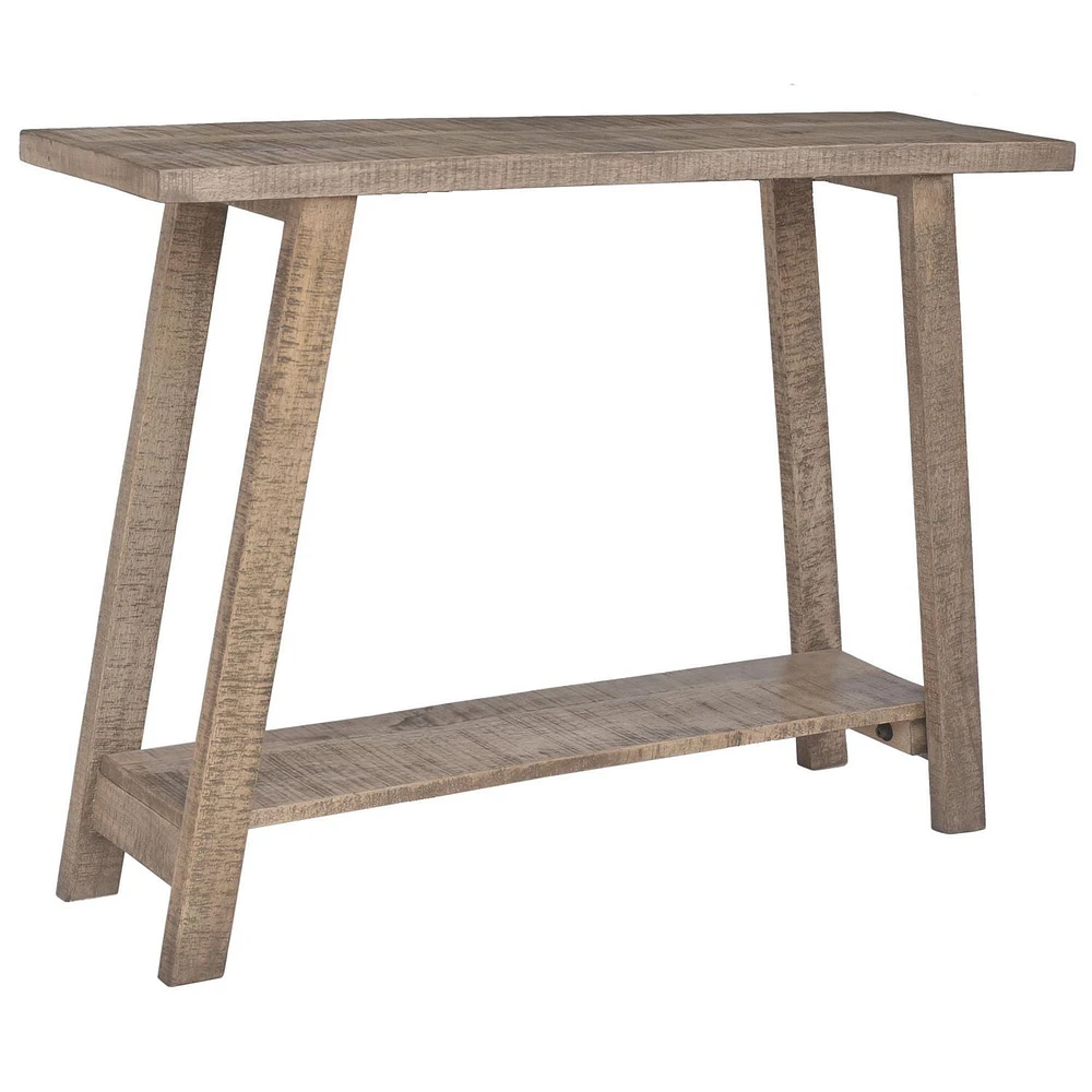 Rustic Modern Solid Wood Console Table in Reclaimed