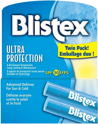 Blistex® Ultra Protection Lip Balm Sunscreen / Lip Protectant Twin Pack, Twin Pack 2 x 4.25g