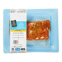 Portions de saumon coho au citron et aux fines herbes Mon marché fraîcheur, 2 morceaux, 0.26 - 0.31 KG