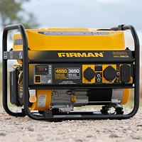 FIRMAN Gas Portable Generator 4650/3650W Recoil Start PO03605