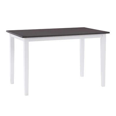 CorLiving Michigan Two Toned White-Grey Dining Table