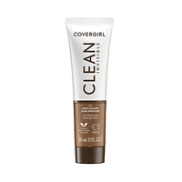 Clean Invisible, Fond de teint, Formule estompable, Couvrance modulable, Léger, Fini naturel, Non comédogène Propre et sans parfum
