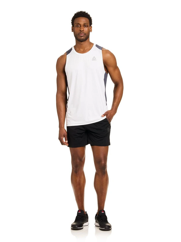 Short Reebok Trekker Hybrid Performance pour hommes, entrejambe de 15 cm