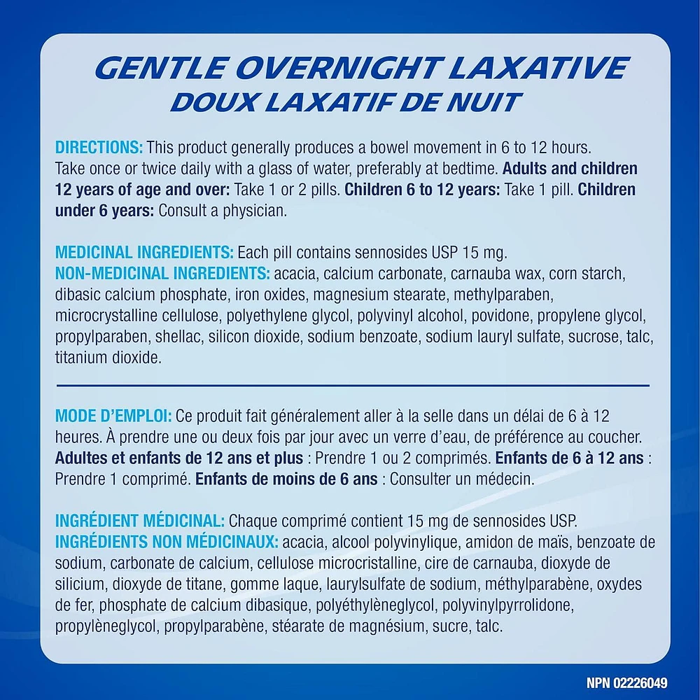morceaux chocolatés ex•lax 48 unités