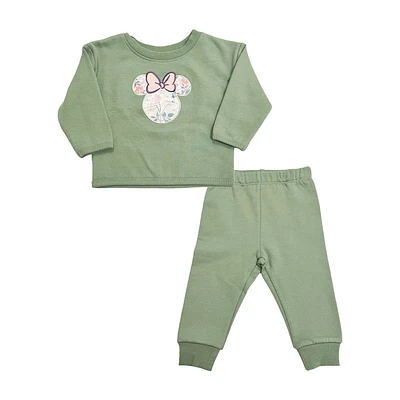 Disney Ensemble 2 pièces Minnie Flower pour bébés filles