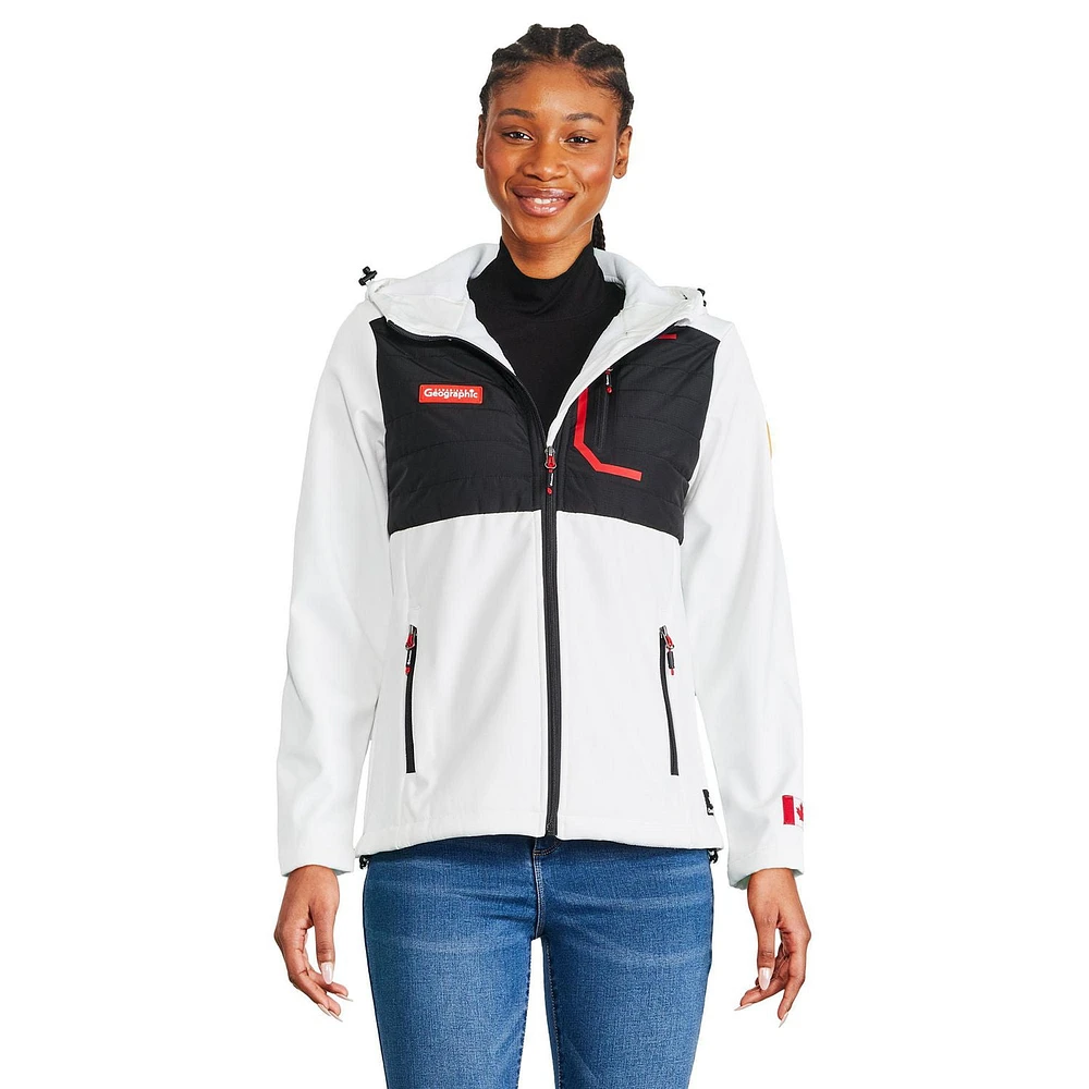 Canadiana x RCGS Women's Softshell Jacket - English