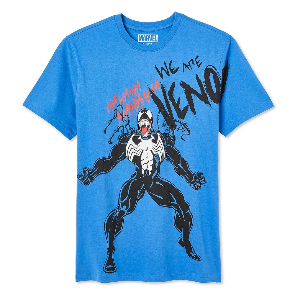 T-shirt Venom Marvel pour hommes Tailles P-TG