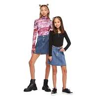 My Sister's Closet Girls' Pleated Denim Skirt