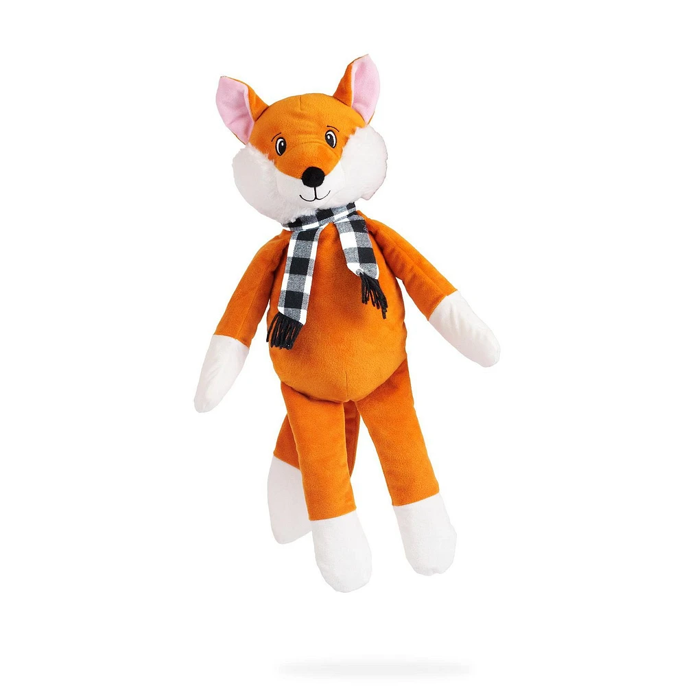 One Paw, Fox 24-inch Plush Dog Toy with Squeaker, One Paw Fox 24-inch Plush Toy