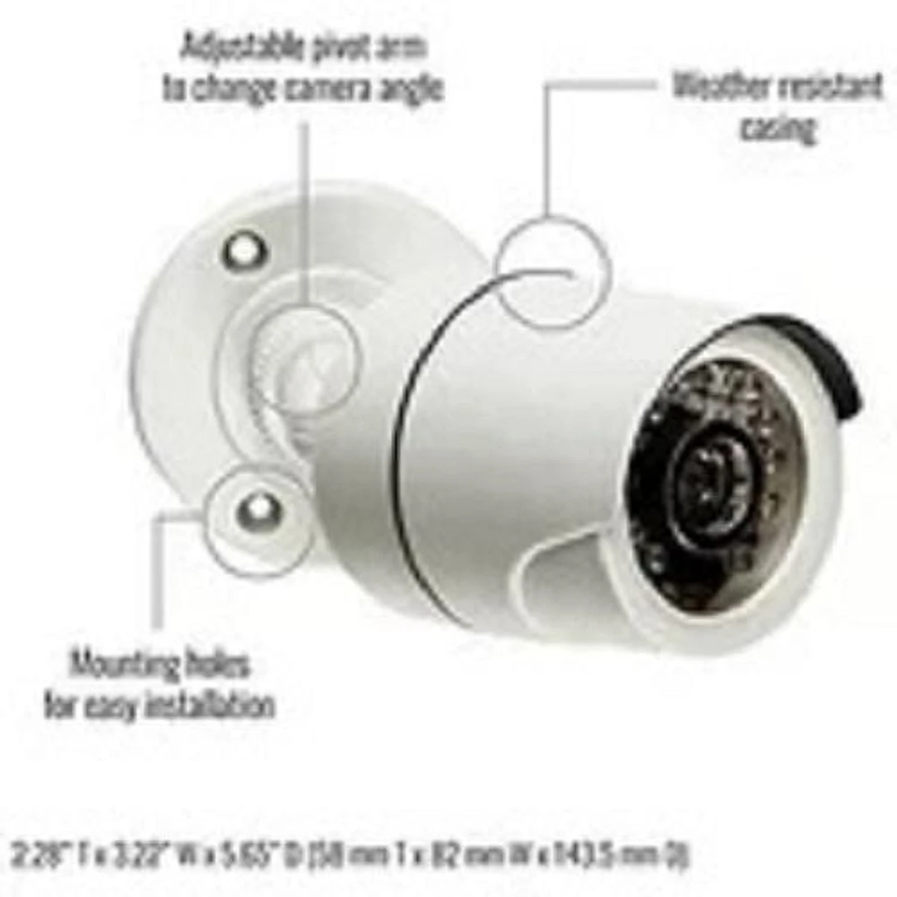 Sabre Fake Security Camera - White, Fake Security Camera