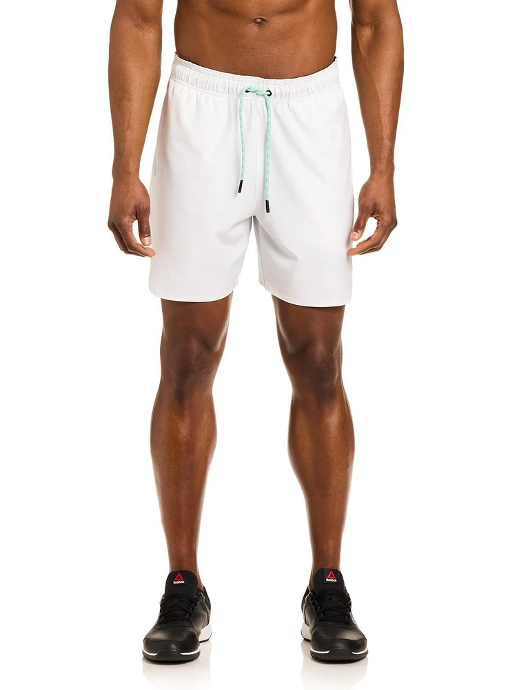 Short de course tissé Reebok Hype pour homme, entrejambe de 15 cm