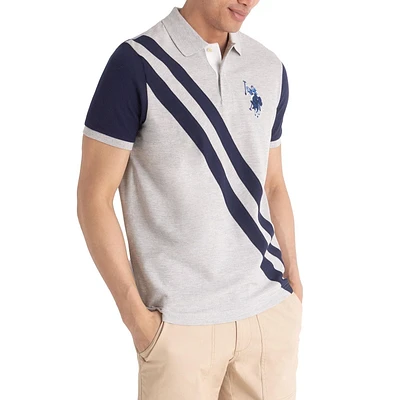 U.S. Polo Assn. Men's Colorblock Pique Shirt, Shirt