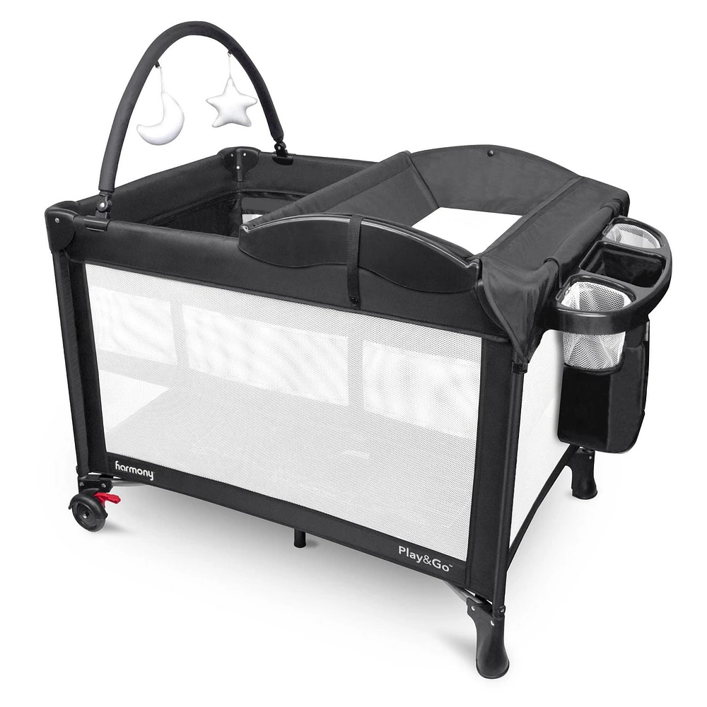 Harmony Play & Go All-in-One Playard, Black