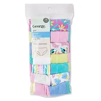 George Girls' Jersey Briefs 14-Pack