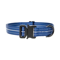 One Paw, Buffalo Plaid Nylon Dog Collar with Metal Buckle, Water Repellent, Multiple sizes, One Paw Buffalo Plaid Nylon Dog Collar