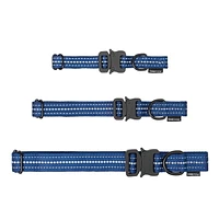 One Paw, Buffalo Plaid Nylon Dog Collar with Metal Buckle, Water Repellent, Multiple sizes, One Paw Buffalo Plaid Nylon Dog Collar