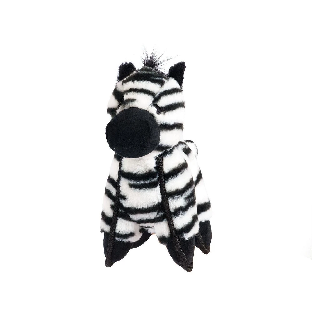 One Paw, Jouet en peluche durable pour chien avec un couineur, Zebra Tough One Paw Jouet en peluche robuste Zèbre One Paw