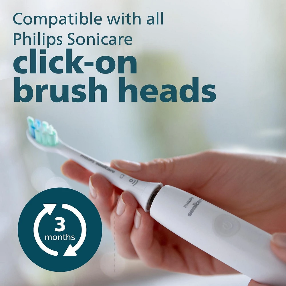 Brosse à dents électrique Philips Sonicare 4100, brosse à dents électrique rechargeable avec capteur de pression, blanc, HX3681/23 Brosse à dents électrique Philips Sonicare 4100