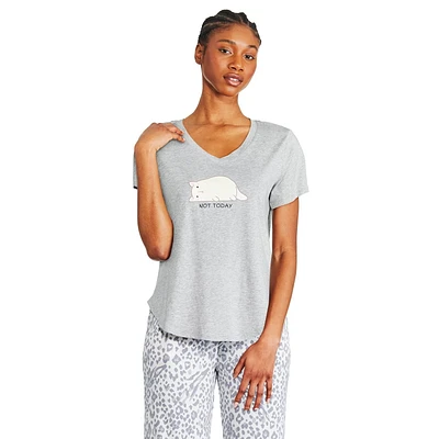 T-shirt de nuit avec imprimé graphique George pour femmes