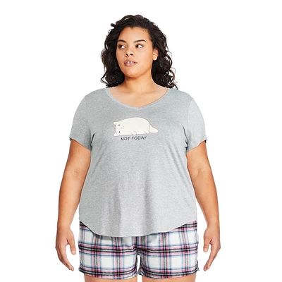 George Women's Graphic Sleep Tee