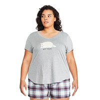 George Women's Graphic Sleep Tee