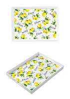 Home Trend Lemon Tray , 19x14x1.77 inch, 1 piece