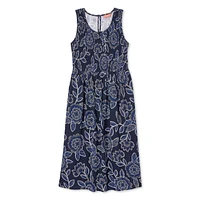 Robe sans manches à smocks Iyla pour femmes Tailles P-TTG